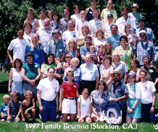 Family Reunion.  Stockton, CA   June 22, 1997