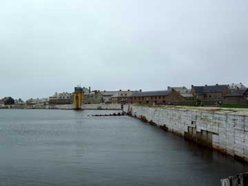 Waterfront fortifications at Fortress of Louisbourg